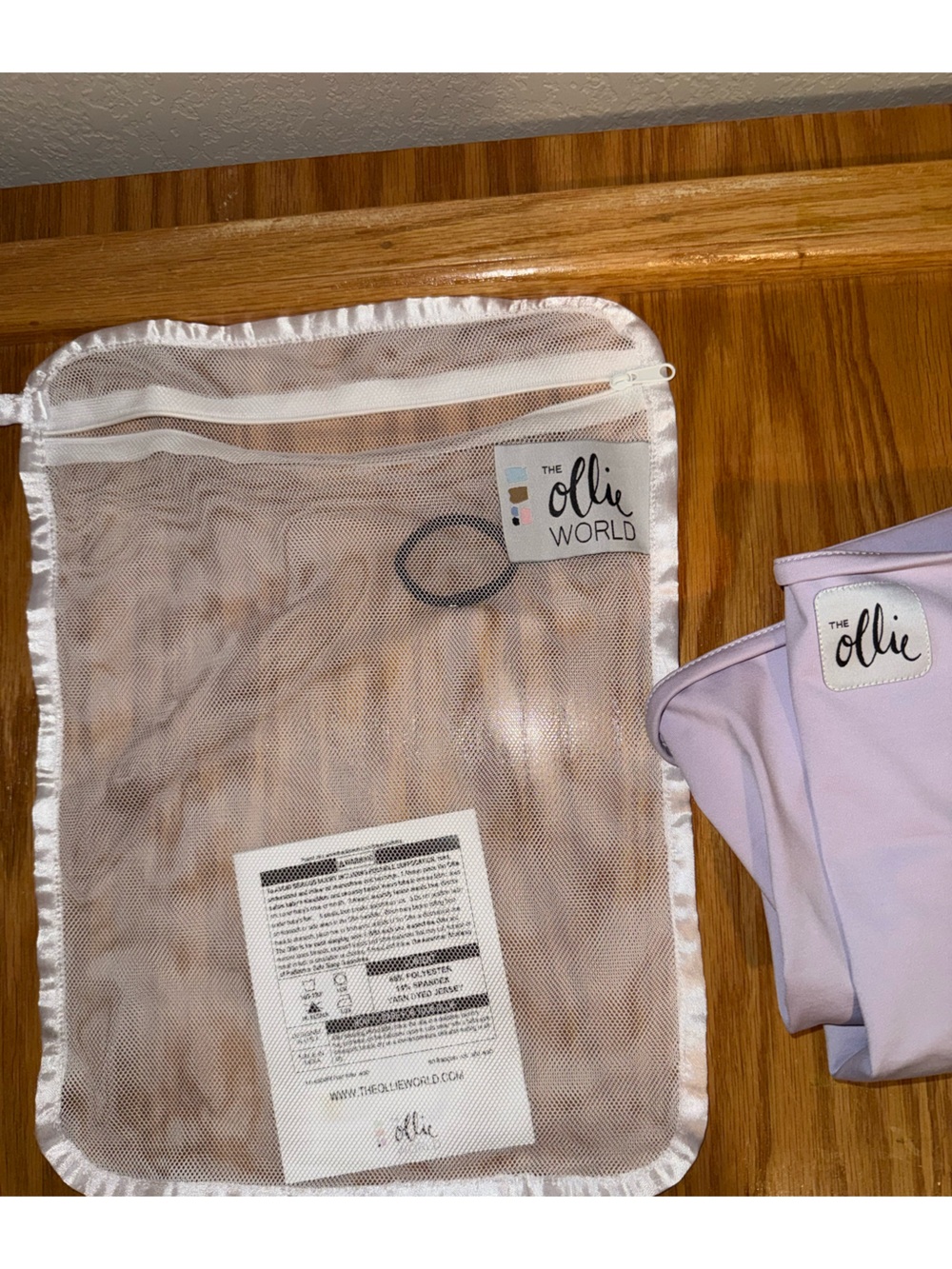 The Ollie World purple swaddle with Mesh Storage Bag - Picture 7 of 7